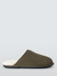 John Lewis Sheepskin Mule Slippers, Olive