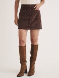 Nobody's Child Lyon Organic Cotton Mini Skirt, Brown