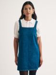 Nobody's Child Elger Organic Cotton Denim Pinafore Mini Dress, Blue