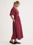 Nobody's Child Starlight Cotton Midi Dress, Burgundy