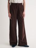 Nobody's Child Ava Wide Leg Corduroy Trousers, Brown