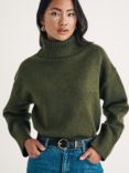 Nobody's Child Chunky Roll Neck Jumper, Green