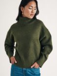 Nobody's Child Chunky Roll Neck Jumper, Green