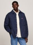 Tommy Jeans Quilted Shacket, Dark Navy