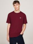 Tommy Jeans Regular Fit Badge T-Shirt, Deep Rouge