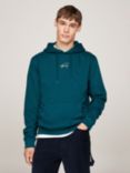 Tommy Jeans Signature Logo Hoodie, Deep Seawater