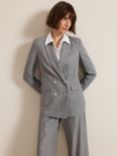 Phase Eight Dilly Double Breasted Blazer, Grey