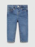 Mango Kids' Elena Denim Jeans, Open Blue