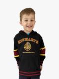 Fabric Flavours Kids' Harry Potter Hogwarts Hoodie, Black/Multi