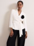 Phase Eight Sophin Corsage Jacket, Ivory