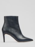 L.K. Bennett Aster Nappa Leather Ankle Boots, Navy