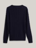 Tommy Hilfiger Organic Cotton Crew Jumper, Navy