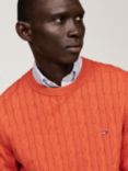 Tommy Hilfiger Classic Cable Jumper, Orange