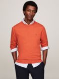 Tommy Hilfiger Cashmere Blend Crew Neck Jumper, Orange