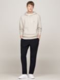 Tommy Hilfiger Fleece Hoodie, Heathered Oatmilk