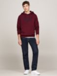 Tommy Hilfiger Crest Hoodie, Deep Rouge