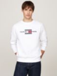 Tommy Hilfiger Flag Logo Sweatshirt, White