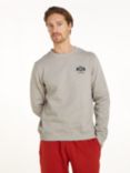 Tommy Hilfiger Small Crest Pullover Sweatshirt, Heathered Pebble