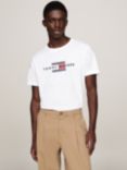 Tommy Hilfiger Flag Embroidery T-Shirt, White