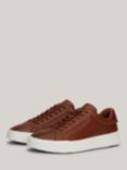 Tommy Hilfiger Leather Court Trainers, Winter Cognac