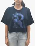 Harry Potter Ravenclaw Crop T-Shirt, Blue Dark