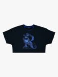 Harry Potter Ravenclaw Crop T-Shirt, Blue Dark