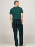 Tommy Hilfiger Flannel Lounge Trousers, Buffalo Check Green