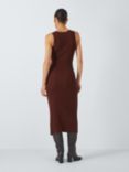 PAIGE Sapphia Midi Jumper Dress, Rum Raisin