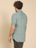 White Stuff Pembroke Linen Shirt, Mint Green