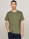 Tommy Hilfiger Solid Regular Fit Tee, Nos Battle Green