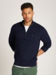 Tommy Hilfiger Cable Knit Zip Jumper