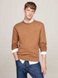 Tommy Hilfiger Cashmere Blend Crew Neck Jumper, Safari Canvas