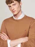 Tommy Hilfiger Cashmere Blend Crew Neck Jumper, Safari Canvas