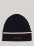 Tommy Hilfiger Corp Love Solid Stripe Beanie, Space Blue