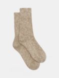 HUSH Cali Cotton Twill Socks, Oatmeal, One Size