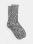 HUSH Cali Textured Socks, Charcoal Twist, One Size