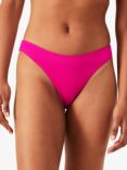 Accessorize Ribbed Bikini Bottoms, Pink