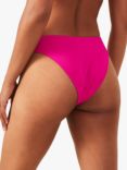 Accessorize Ribbed Bikini Bottoms, Pink