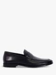 Dune Sylas Leather Loafers, Black