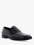 Dune Sylas Leather Loafers, Black