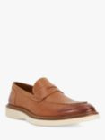 Dune Blacklock Leather Loafers, Tan-leather