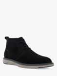 Dune Chander Nubuck Desert Boots, Black