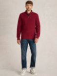 White Stuff Attadale Funnel Neck Jumper, Deep Red