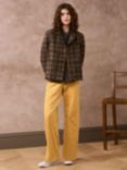 Brora High Waist Corduroy Trousers, Maize