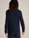 White Stuff Newport Henley Men's Merino Button Crew Jumper