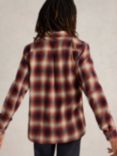 White Stuff Moxley Flannel Check Shirt, Red/Multi