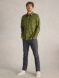 White Stuff Hawthorn Bird Print Men's Shirt, Green