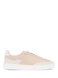 Tommy Hilfiger Suede Leather Low Top Trainers, Misty Blush