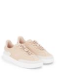 Tommy Hilfiger Suede Leather Low Top Trainers, Misty Blush