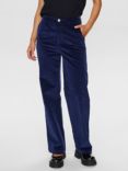 Numph Joanna Straight Cut Trousers, Dress Blues